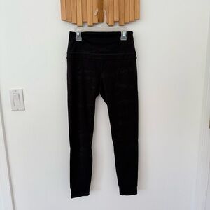 Women’s Black Camo CRZ YOGA Leggings, Size S